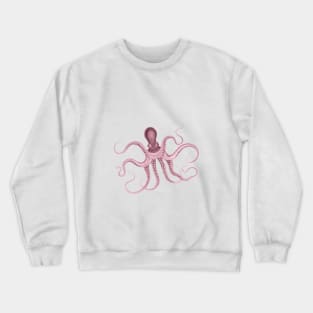 Pink octopus Crewneck Sweatshirt